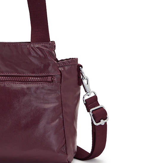 Kipling Elysia Metallic Schoudertassen Bordeaux | België 1809OK